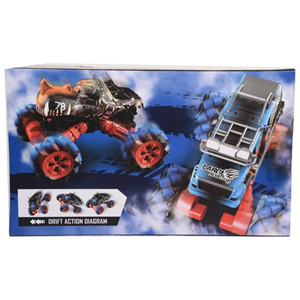 ماشین کنترلی Drifting Beast طرح دایناسور سبز و مشکی مقیاس 1:16_اسباب بازی ماشین کنترلی